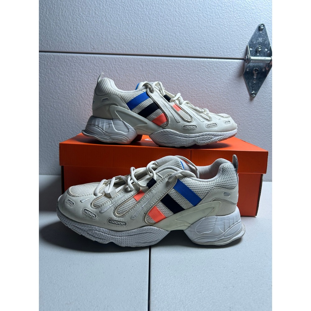 Adidas EQT Gazelle Off White Blue Orange Mens 10.5 #2944
